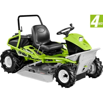 Grillo CLIMBER 10 AWD 22 4WD 8010AH Briggs motoros négykerék-meghajtású fű és bozótvágó traktor lejtős, csökkent tapadású terepre, cserjés és magas füves területekhez