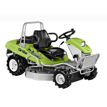 Grillo Climber 7.18 89WBE bozótvágó traktor, Briggs motor, differenciálzárral, első biztonsági fékekkel és elektromágneses tengelykapcsolóval felszerelve, ideális magas gyógynövények vágására, lejtős és szabálytalan terepre