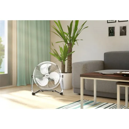Goobay 39510 Padló ventilátor, 40 cm, 3 sebesség, króm, 90W