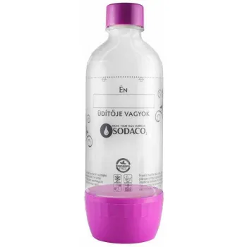 SodaCo szénsavasító flakon otthoni SodaCo Basic és Royal SodaCo szódagéphez, 1 liter, lila