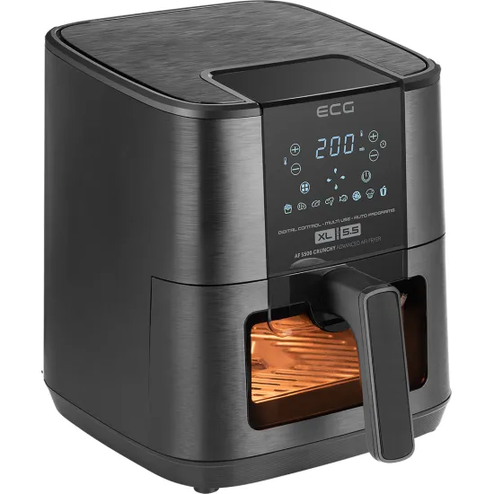 ECG AF5500 Crunchy 5,5 l forrólevegős sütő BIO fritu 