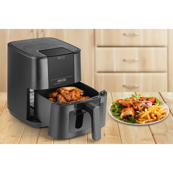 ECG AF5500 Crunchy 5,5 l forrólevegős sütő BIO fritu 