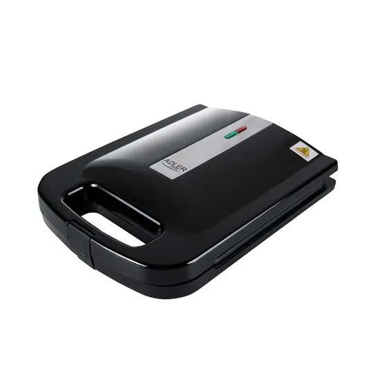 Adler AD 3055 szendvicssütő 750W fekete/inox AD3055