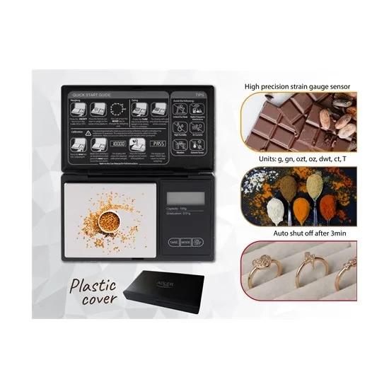 Adler AD3176 precíziós mérleg