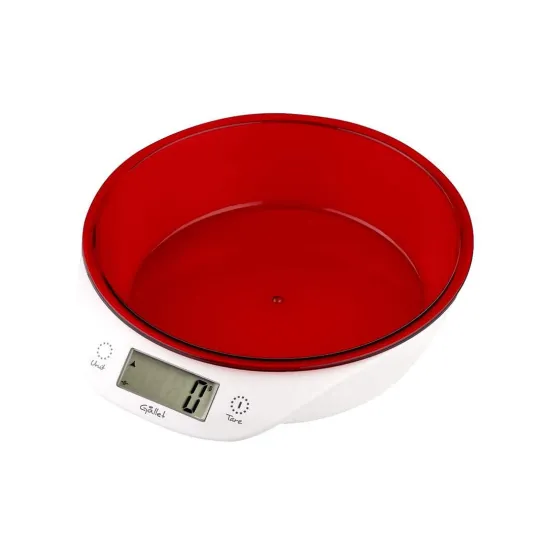 Gallet BAC867R konyhamérleg piros