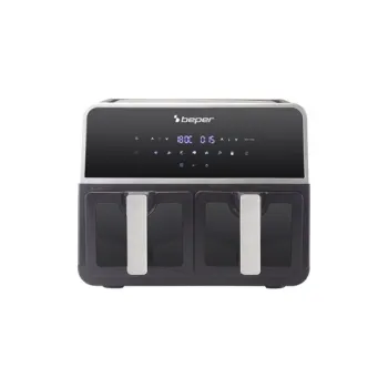 Beper P101FRI090 forrólevegős sütő, dupla kosaras, 1700W, 9L