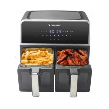 Beper P101FRI090 forrólevegős sütő, dupla kosaras, 1700W, 9L