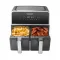 Beper P101FRI090 forrólevegős sütő, dupla kosaras, 1700W, 9L