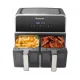 Beper P101FRI090 forrólevegős sütő, dupla kosaras, 1700W, 9L