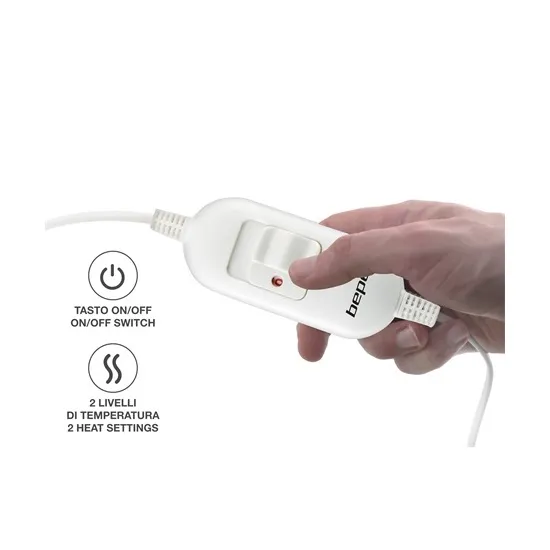 Beper P203TFO100 egyszemélyes ágymelegítő távirányítóval 60W fehér