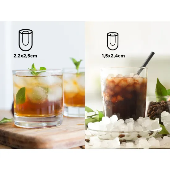 Beper P102CON550 jégkocka késztő gép, piros színben