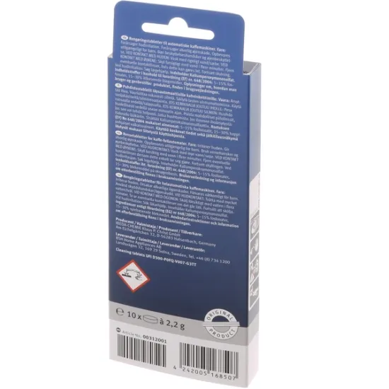 Bosch 00312502 kávézsír és kávé maradvány eltávolító tabletta automata kávéfőzőkbe 10db