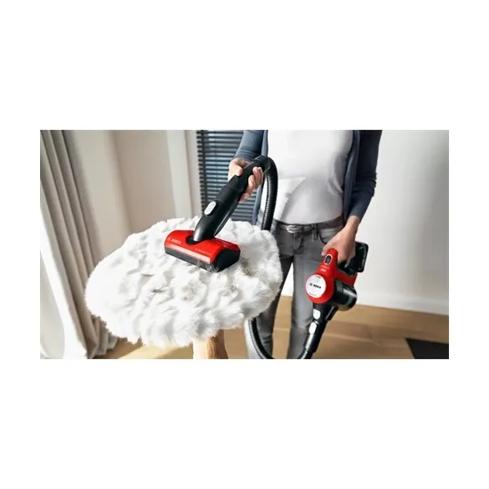 Bosch BBS711ANM Unlimited 7 ProAnimal akkumulátoros porszívó vörös