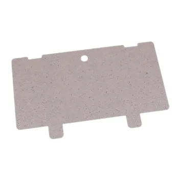 Mikrohullámú sütő csillámlap, hullámvédő fedél furattal 120x65mm Bosch