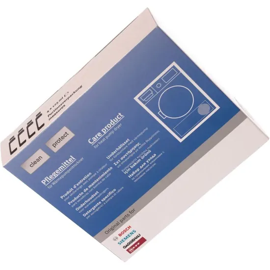 Bosch 00311829 00312111 ápolókészlet tisztítószer hőszivattyús szárítóhoz 4X125ml
