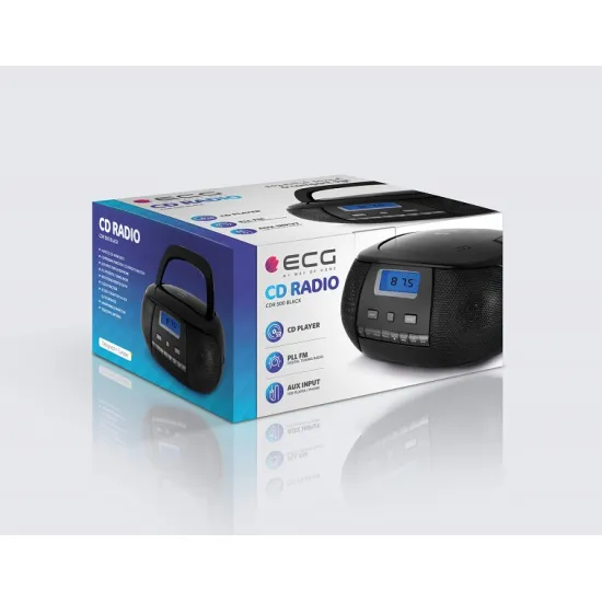 ECG CDR500T CD-S AUX HORDOZHATÓ rádió