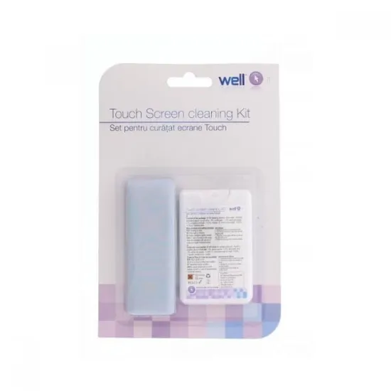 Well Tisztító folyadék + kendő tabletekhez