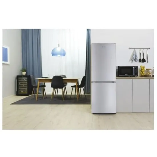 Candy CCG1L314ES ezüst,alulfagyasztós kombinált hűtőszekrény,144cm magas