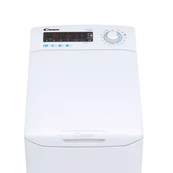Candy CSTG 285TME/1-S felültöltős mosógép, inverter motor,8,5 kg1200 f.,könnyített dobnyitás