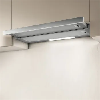 Elica Elite14 Lux GRIX/A/60 PRF0037989B beépíthető kihúzható konyhai elszívó,60cm széles,inox/fekete üveg