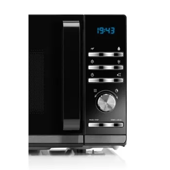 Eta 121090010 fekete 20l digitális mikrohullámú sütő óra funkcióval