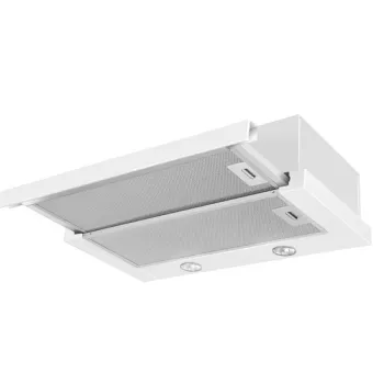 Evido Slimlux 60GW beépíthető kihúzható konyhai elszívó,60cm széles,fehér üveg front,CHT6GW.4 