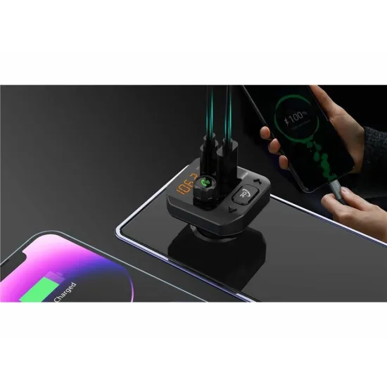 Well FMTRANS-BT-PURE-WL Bluetooth 5.3 FM transmitter, MP3, WMA