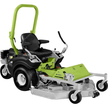 Grillo FX27 frontkaszás vágoasztalos botkormányos fűnyíró traktor ZERO TURN minden előnyével: nagyobb manőverezhetőség és rövidebb munkaidő