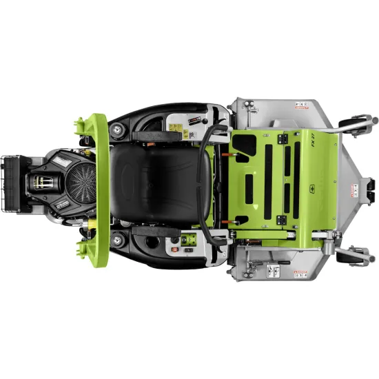 Grillo FX27 frontkaszás vágoasztalos botkormányos fűnyíró traktor ZERO TURN minden előnyével: nagyobb manőverezhetőség és rövidebb munkaidő