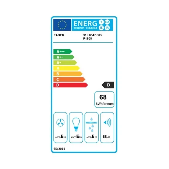 Faber 152 SRM LG A90 kürtőbe építhető konyhai elszívó,90cm,LED világítás,