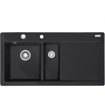 Franke MTK 651-100 MYTHOS Fraceram kerámia fekete mosogatótálca 1000X510 mm 124.0335.872
