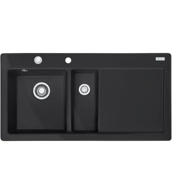 Franke MTK 651-100 MYTHOS Fraceram kerámia fekete mosogatótálca 1000X510 mm 124.0335.872