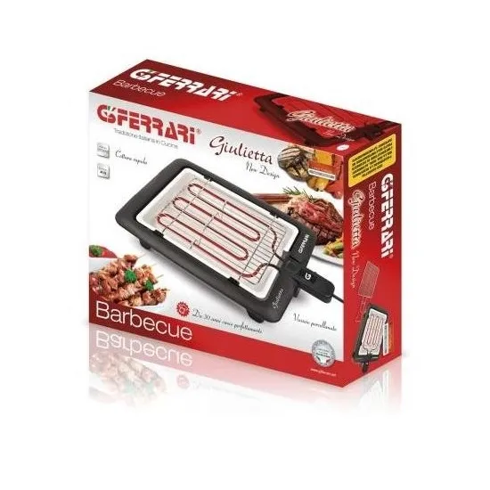 G3 Ferrari G10024 Giulietta  asztali barbecue grill sütő fekete-ezüst 2000W