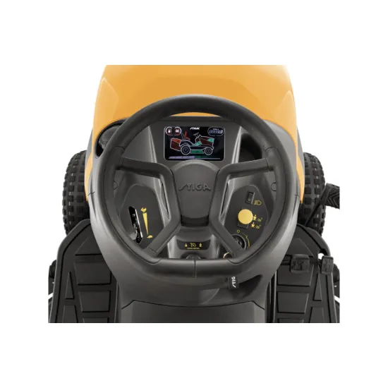 Stiga ESTATE 9102 W fűgyűjtős fűnyíró traktor,7000m2, 102cm vágófelülettel, hidrosztatikus váltással,Honda motorral