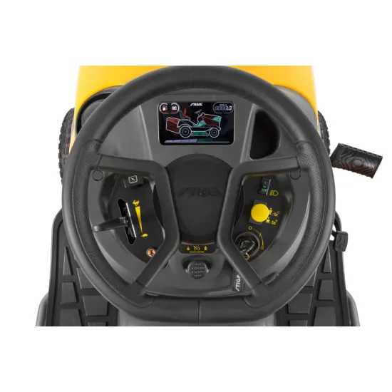 Stiga ESTATE 9102 WX 4WD Honda motoros fűgyűjtős fűnyíró traktor, 8000m2,122cm vágófelület, hidrosztatikus váltóval