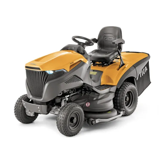 Stiga ESTATE 9122 WX 4WD Honda motoros fűgyűjtős fűnyíró traktor, 9000m2,122cm vágófelülettel, hidrosztatikus váltóval 