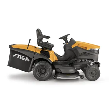 Stiga ESTATE 9122 WX 4WD Honda motoros fűgyűjtős fűnyíró traktor, 9000m2,122cm vágófelülettel, hidrosztatikus váltóval 