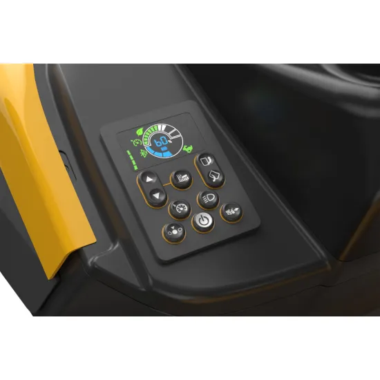 Stiga ESTATE 798e akkumulátoros fűgyűjtős fűnyíró traktor,gyűjtés,hátsó kidobás funkcióval