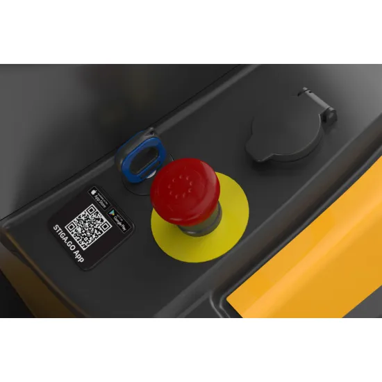 Stiga TORNADO 7108e akkumulátoros oldalkidobós fűnyíró traktor,oldalsó kidobás