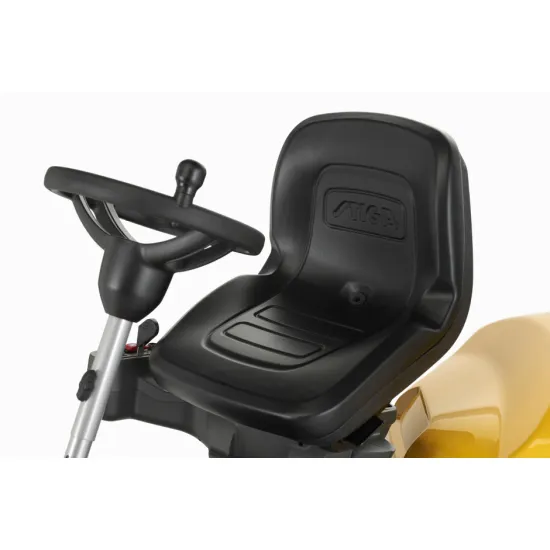 Stiga PARK 500 W, 7000m2,frontkaszás fűnyíró traktor (Vágóasztal nélkül),mulcsozás,hátsó kidobás funkcióval ,hidrosztatikus váltóval 