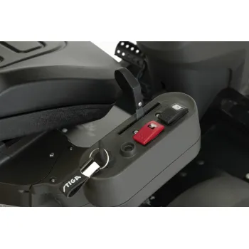 Stiga PARK 500 W, 7000m2,frontkaszás fűnyíró traktor (Vágóasztal nélkül),mulcsozás,hátsó kidobás funkcióval ,hidrosztatikus váltóval 