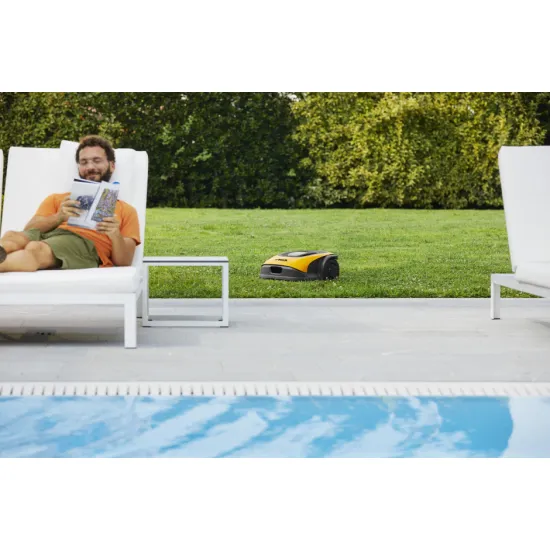 STIGA G 1200 robotfűnyíró, emelésérzékelő, akadályérzékelő, esőérzékelő, lopásriasztás funkcióval