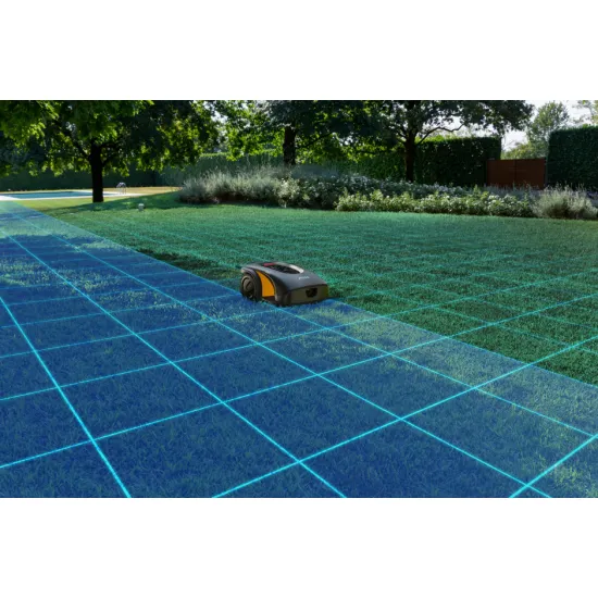 Stiga A 3000 robotfűnyíró, emelés, akadály, eső, lopás, értesítés érzékelővel