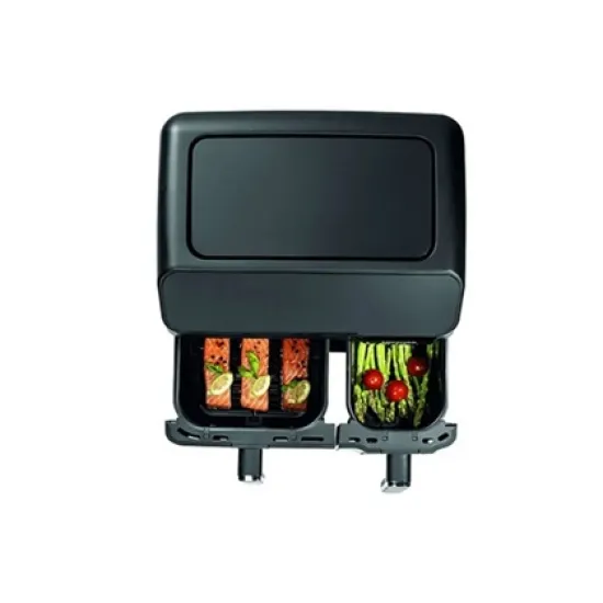 Hisense HAF2900D Air fryer 8,6 l forrólevegős sütő 5,3+3,3l  LED Smart érintőképernyős vezérlés