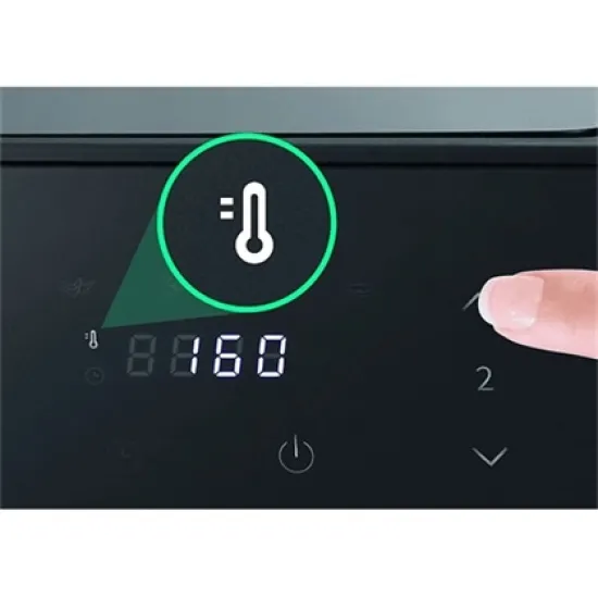 Hisense HAF2900D Air fryer 8,6 l forrólevegős sütő 5,3+3,3l  LED Smart érintőképernyős vezérlés