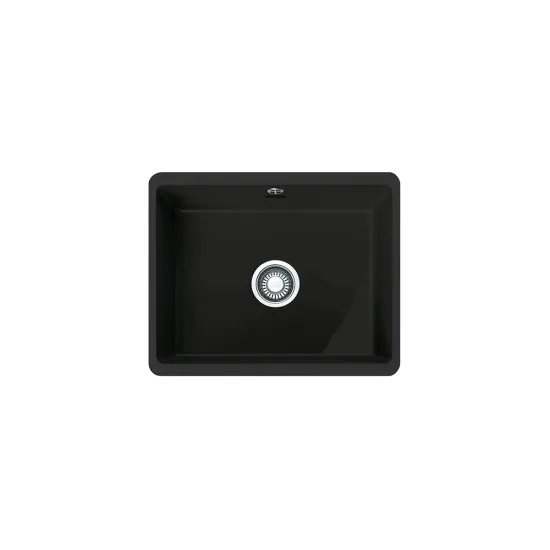 Franke KBK 110-50 Kubus Fraceram kerámia munkalap alá építhető, antracit matt színű mosogatótálca,126.0380.350,54.5x44.5cm