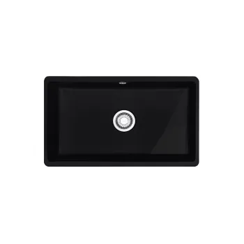 Franke KBK 110-70 Kubus Fraceram munkalap alá építhető kerámia mosogatótálca,74.5x44.5cm,126.0381.512, fekete szín