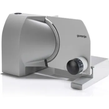 Gorenje R708A PRÉMIUM szeletelőgép, aluminium palást Solingen kés, inox 