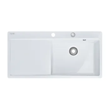 Franke MTK 611-100 Fraceram kerámia gleccser fehér színű mosogatótálca,100x51cm,124.0335.707