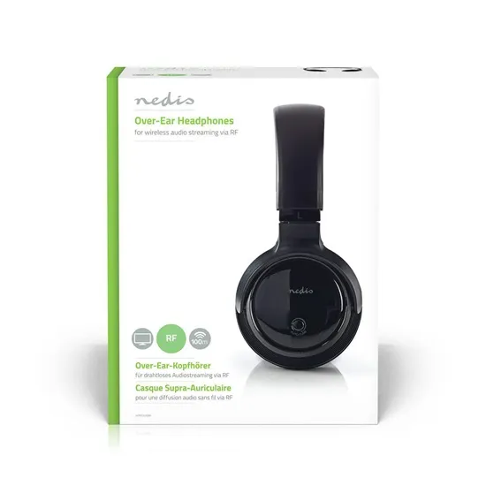 Nedis HPRF200BK vezeték nélküli fejhallgató